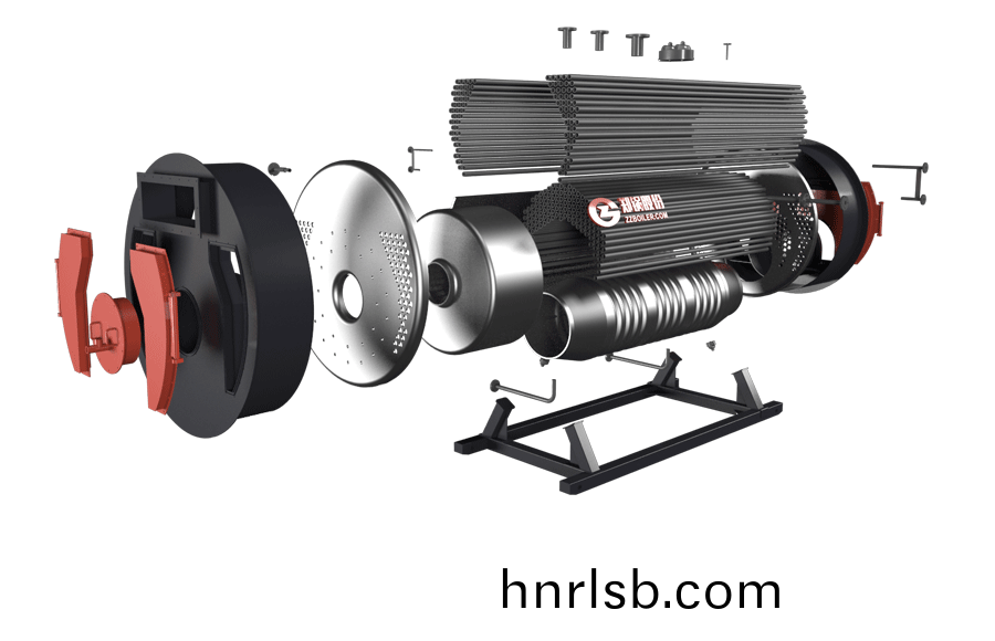 WNS型(xing)燃油(you)燃(ran)氣(qi)鍋(guo)鑪結構圖