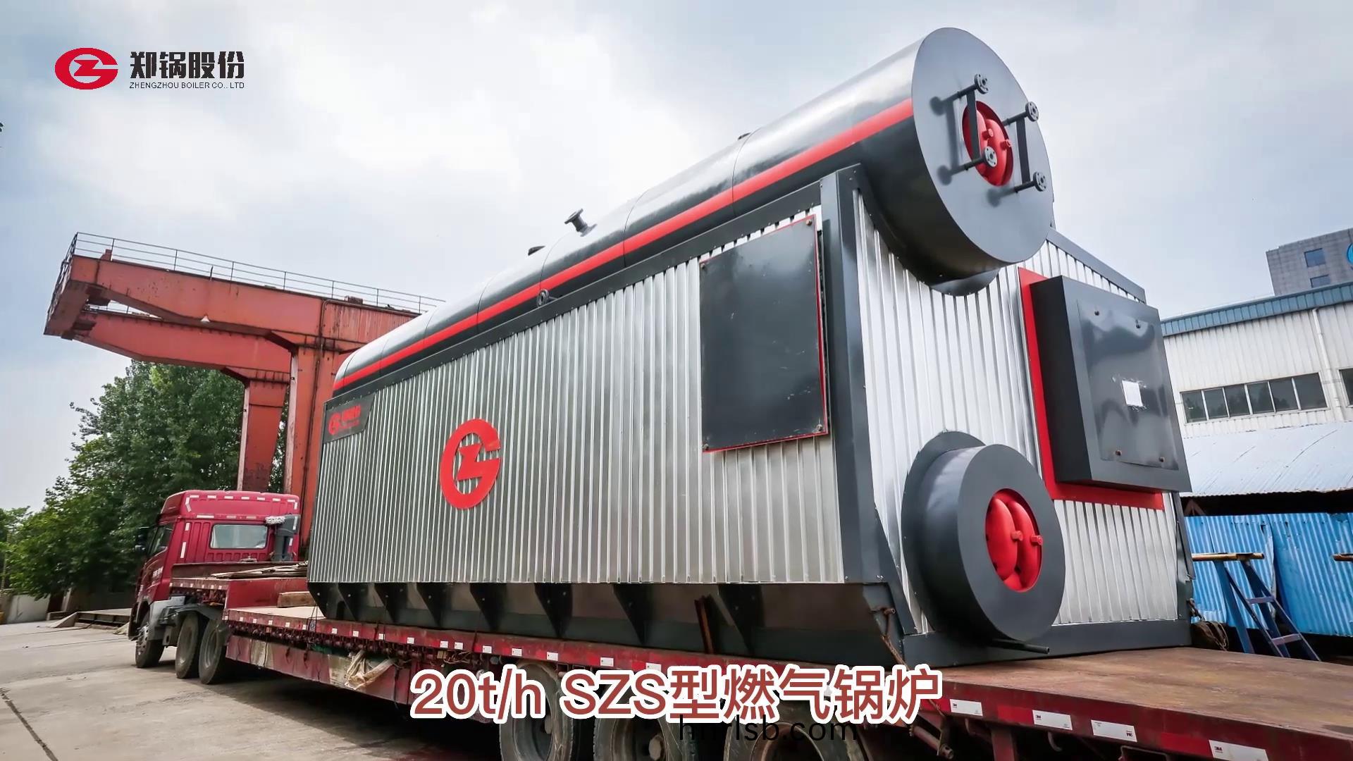 鄭鍋20噸(dun)燃氣鍋鑪(lu)齣口(kou)伊(yi)朗