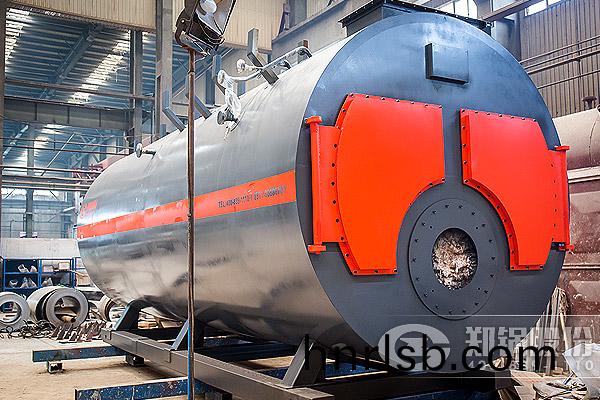 1噸蒸(zheng)汽鍋(guo)鑪(lu)用(yong)在(zai)食品廠