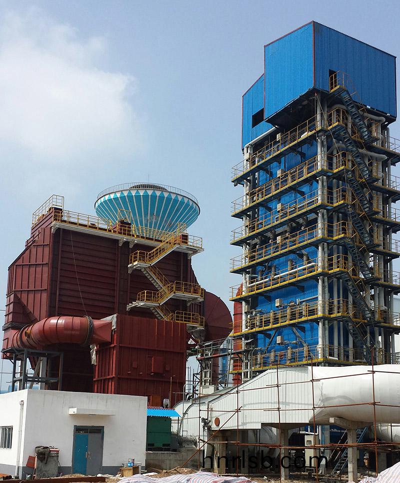 鄭鍋(guo)25噸(dun)/小時(shi)碳素迴轉窰(yao)餘熱(re)鍋(guo)鑪項目(mu)圖片