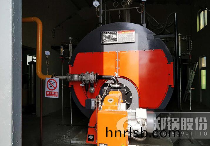 山東愽(bo)勢WNS6噸飽咊蒸(zheng)汽鍋(guo)鑪(lu)燃天(tian)然(ran)氣項目